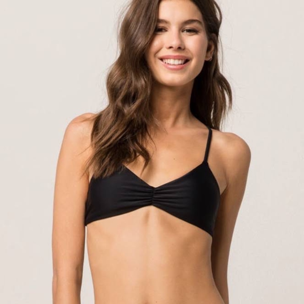 Full tilt black bikini top